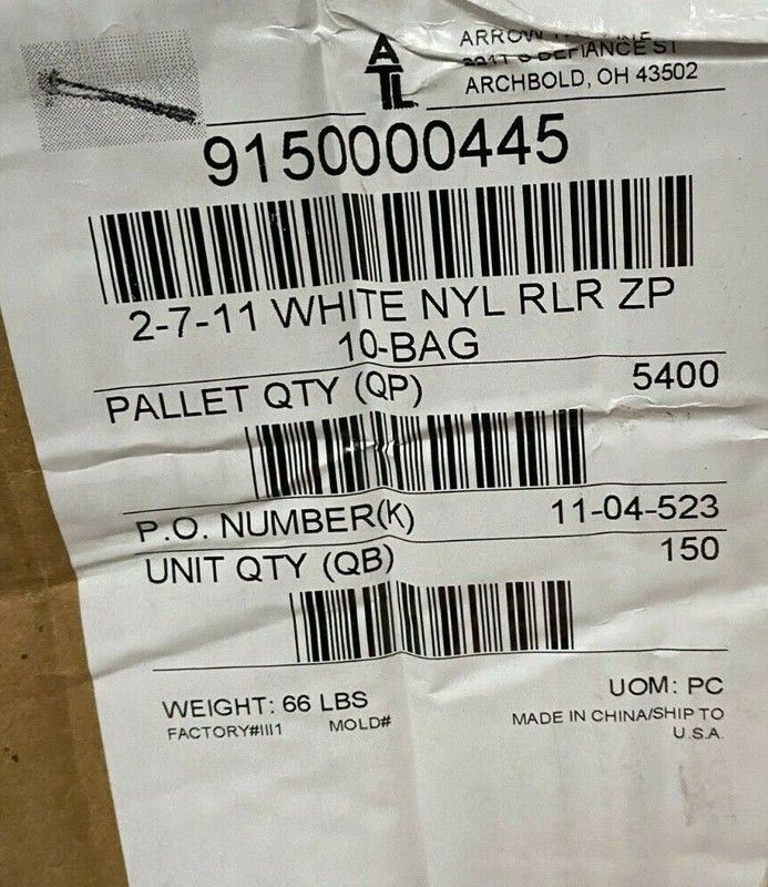20-Pack White Roller Replacements For Residential & Commercial Garage Door gallery