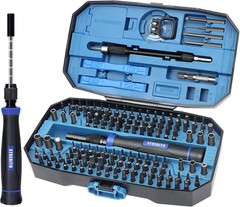 STREBITO Precision Screwdriver Set 153 in 1 Small Magnetic Screwdriver Set with