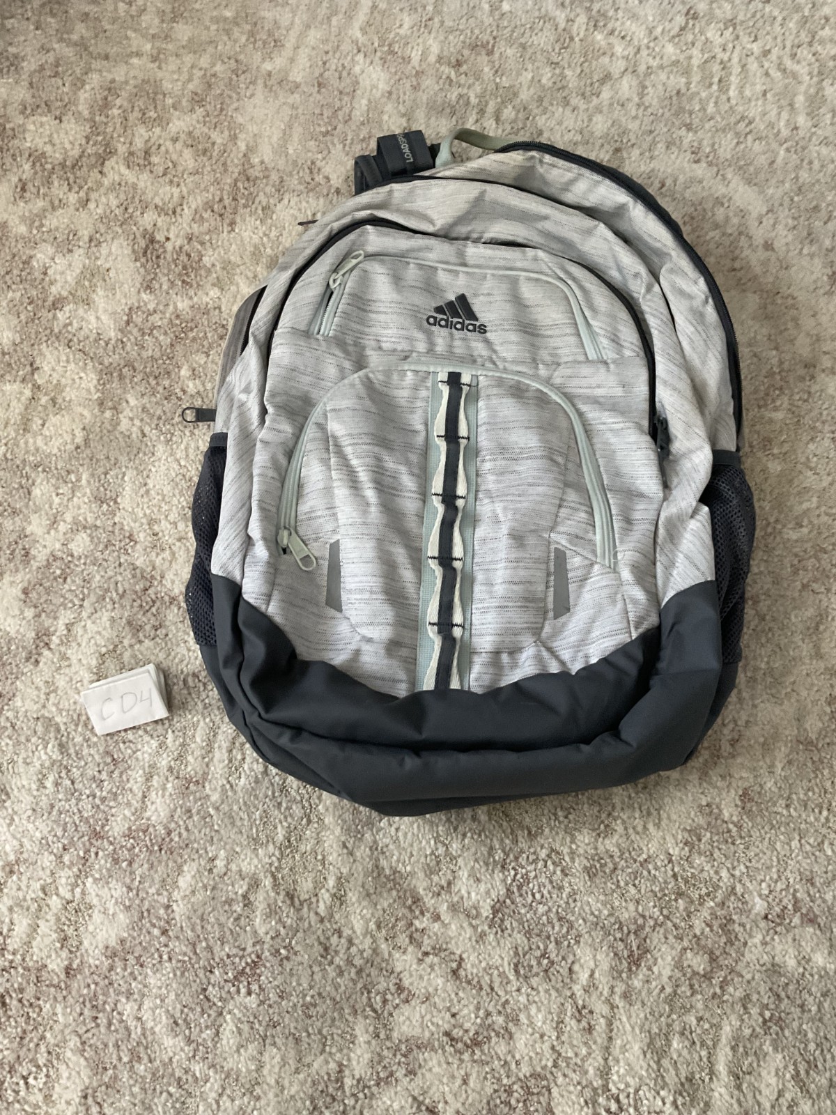 adidas Prime V Backpack with 15.4" Laptop storage & Load Spring Shoulder Straps