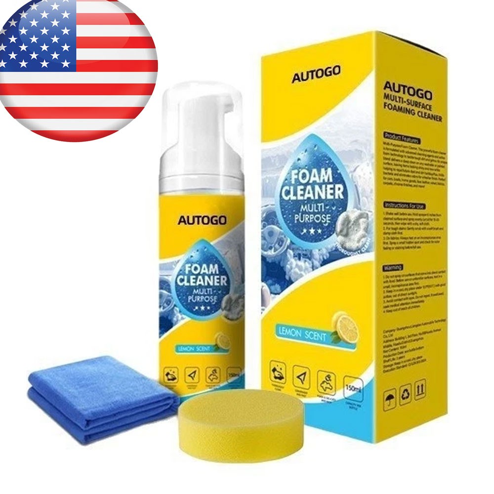 ­150ml Auto Go Foam Cleaner – Deep Cleaning Foam For Car Interior, Kitchen Greas gallery