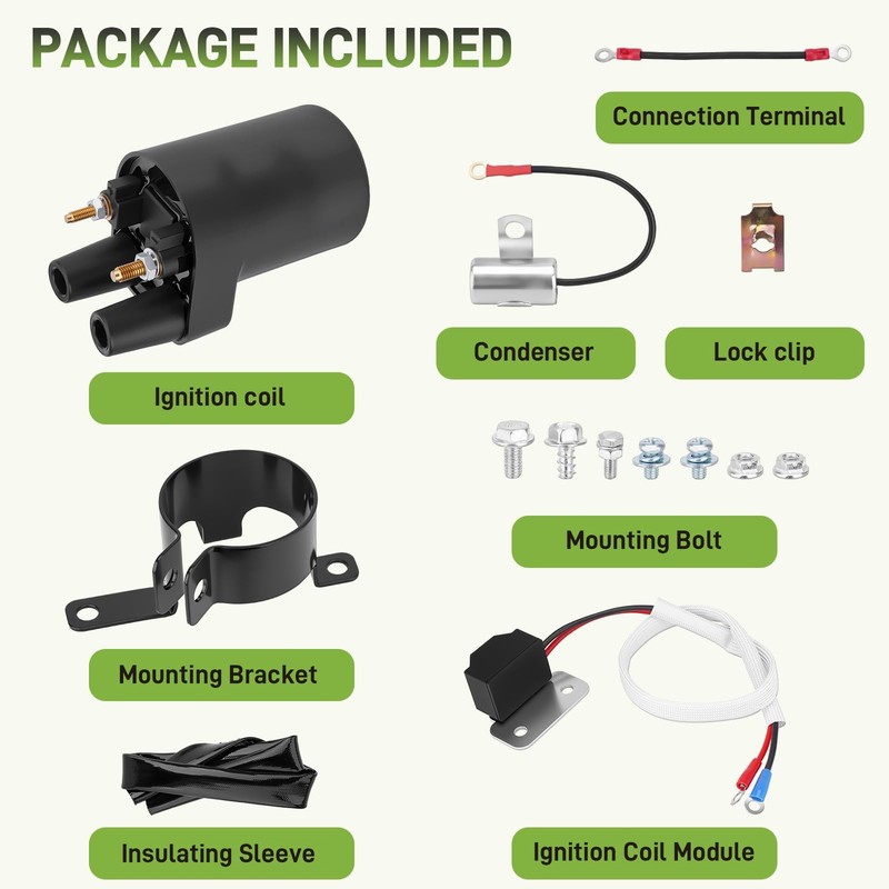 Ignition Coil Kits W/ Ignition Module For Onan P218g John Deere 316 420 166-0820 gallery