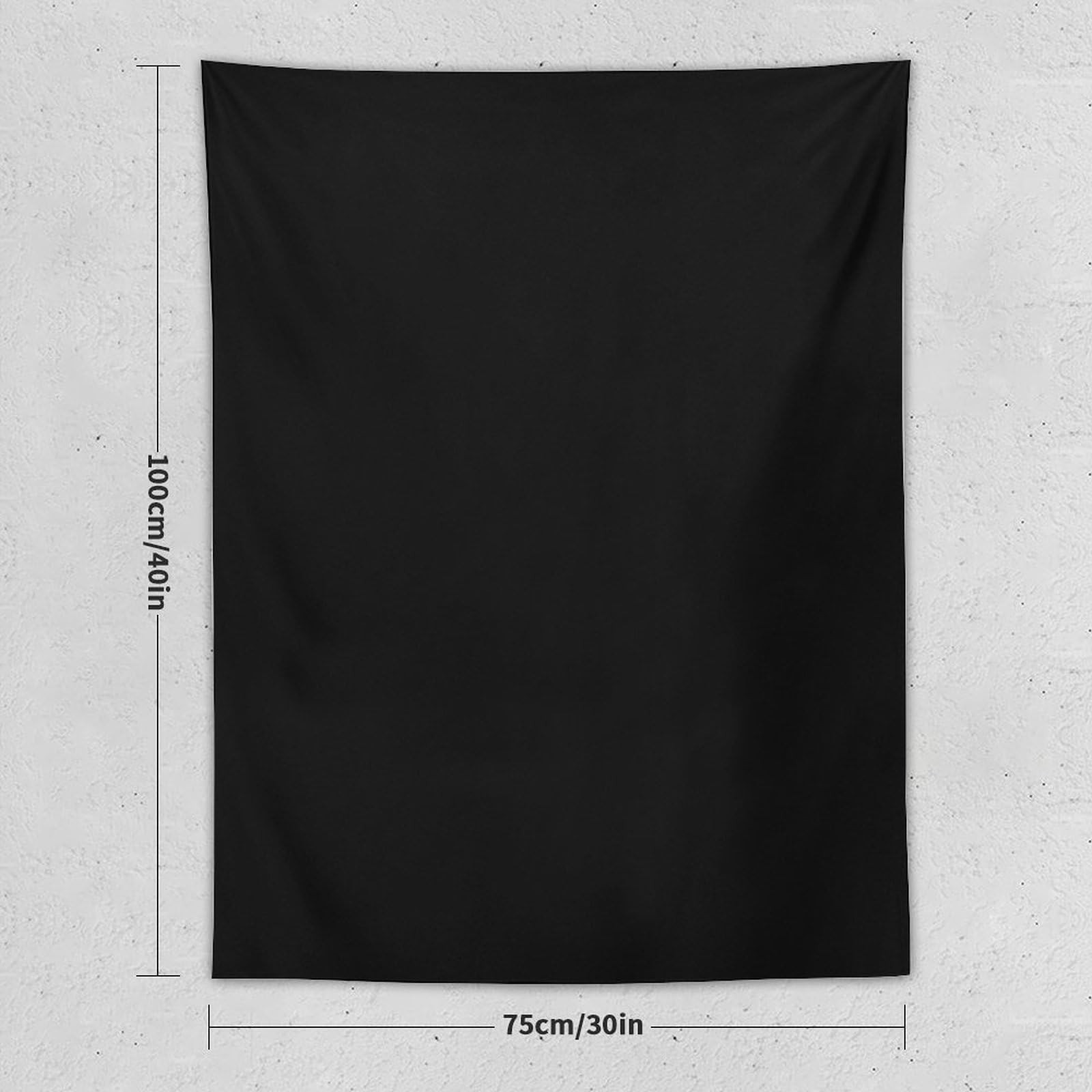 XEEVYAP Customize Wall Tapestry Add Your Own Design 40"L x 30"W, 30"×40"Black gallery
