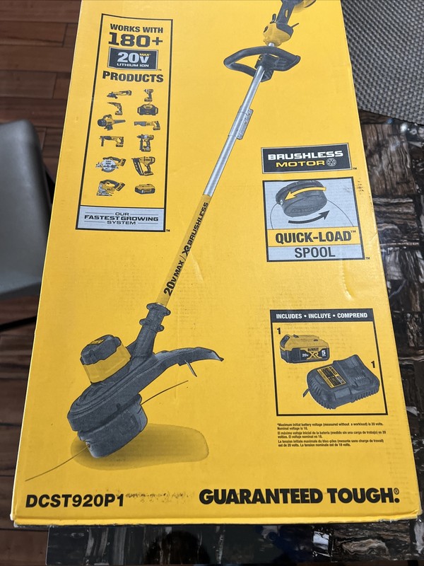 Dewalt Brushless String Trimmer DCST920P1 gallery