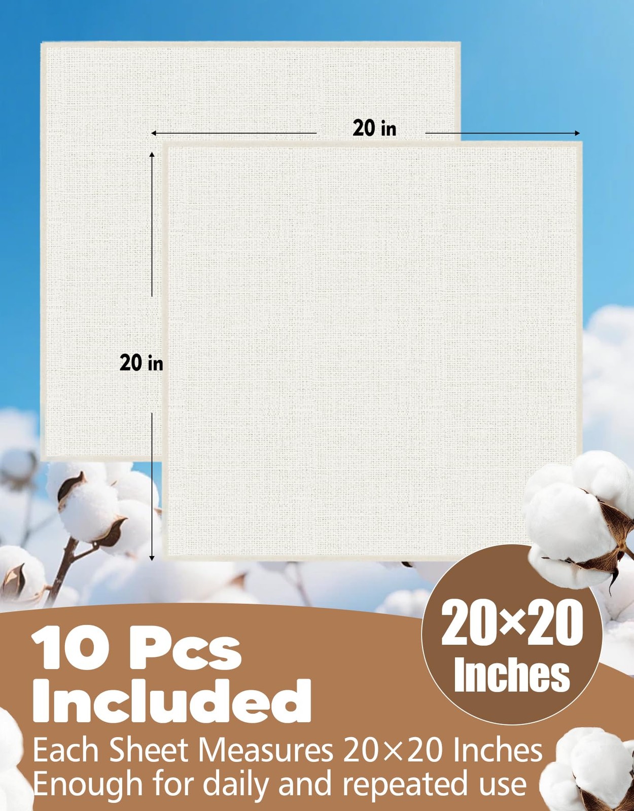 Druvian 10 Pack Premium Cheesecloth, Grade 100 Cotton Cheese Cloth, Unbleache... gallery