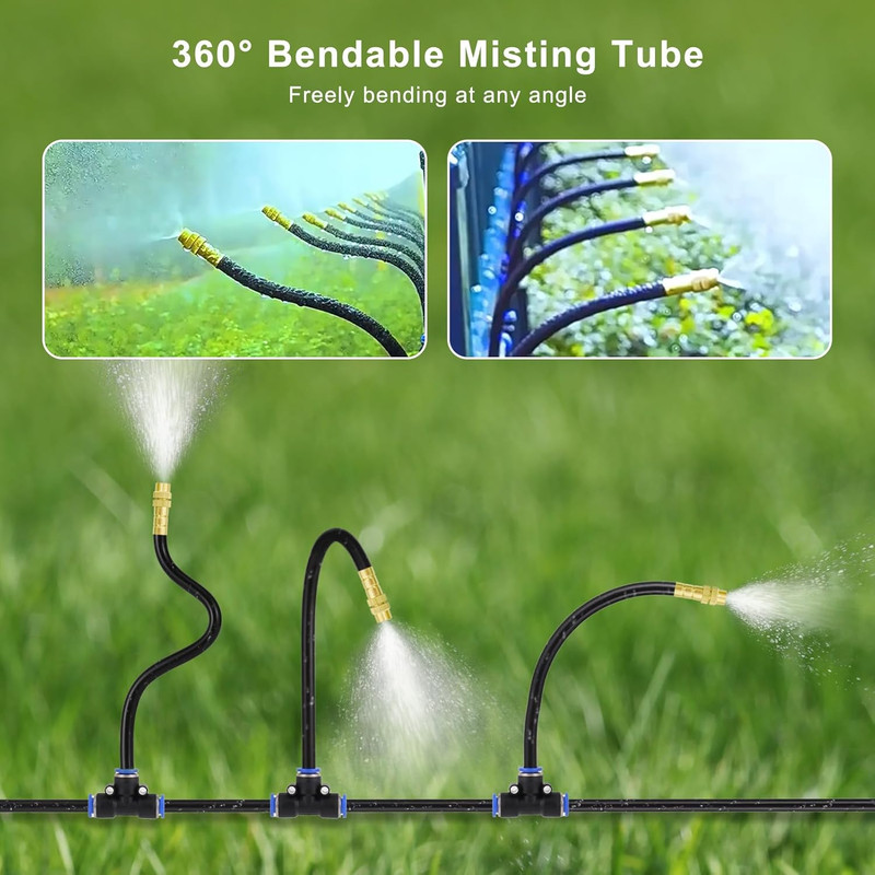 Automatic Drip Irrigation Kit 50FT with Quick Connectors & 15 Nozzles gallery