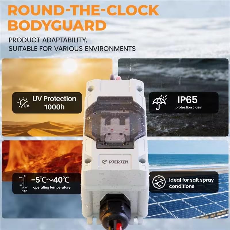 Solar Panel Disconnect Switch 10-60A 400V Solar Disconnect 16 Amp 400VDCAC gallery
