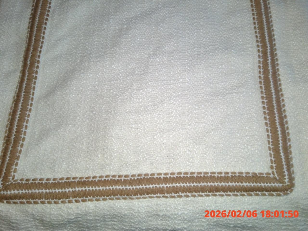 2 Target Threshold Studio McGee ivory/tan 20" x 20" pillow covers near-perfect! gallery