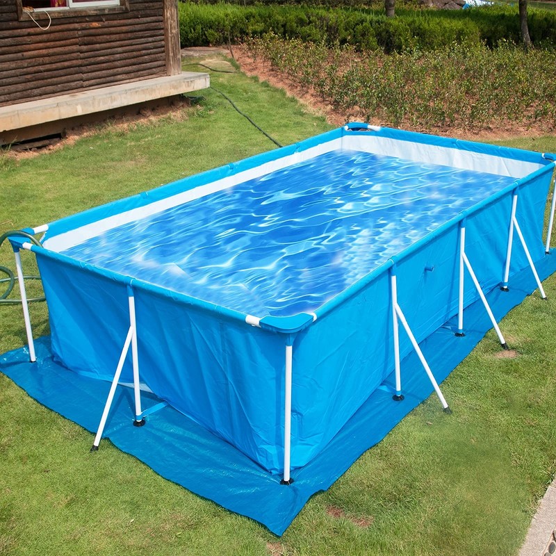 Rectangular Waterproof Pool Ground Cloth 11x7.8 Ft Liner Pad for Above Ground gallery