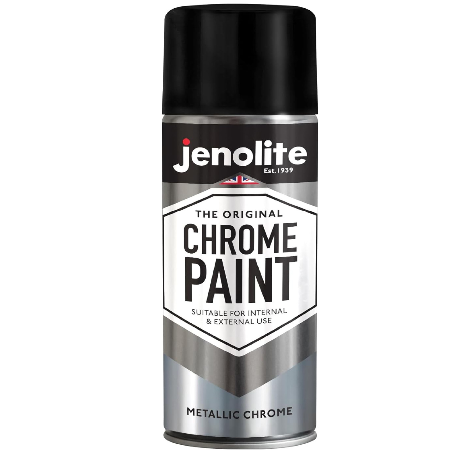 JENOLITE Chrome Spray Paint - Smooth Chrome Finish - Multi Surface Paint for Met gallery