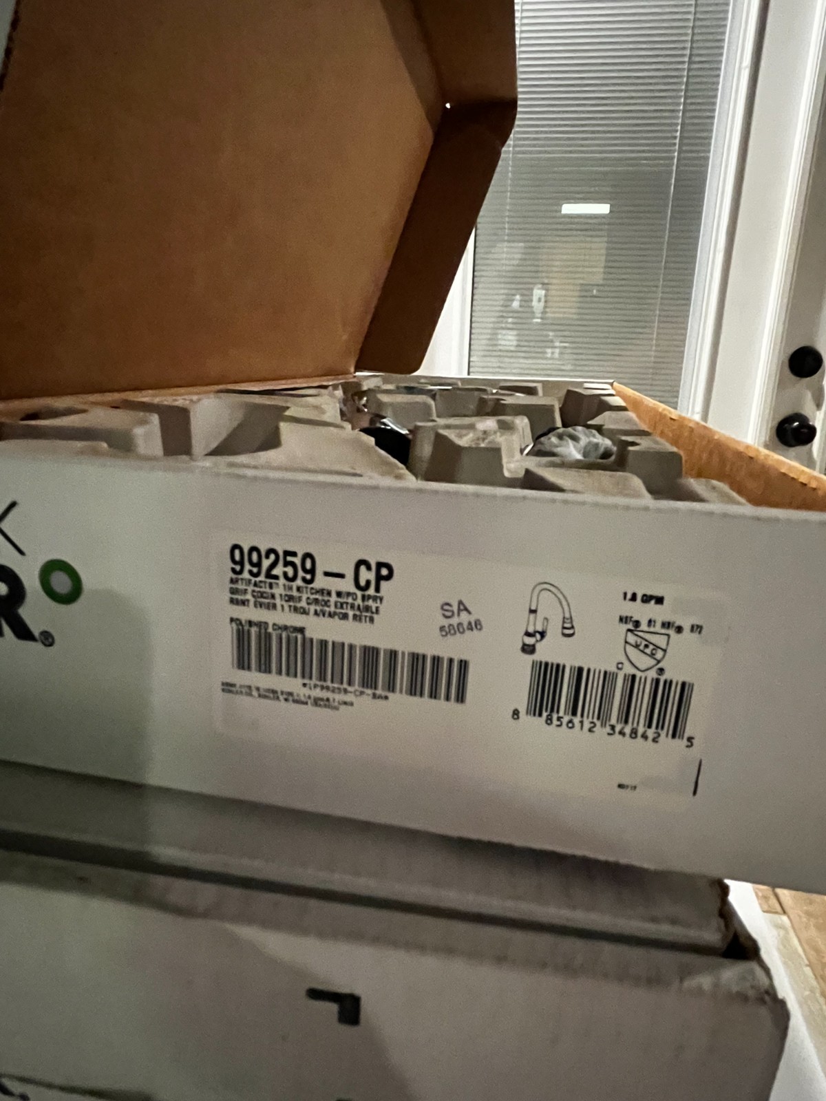 Kohler 99259-CP Artifacts Kitchen Faucet - Polished Chrome - NEW OPEN BOX gallery