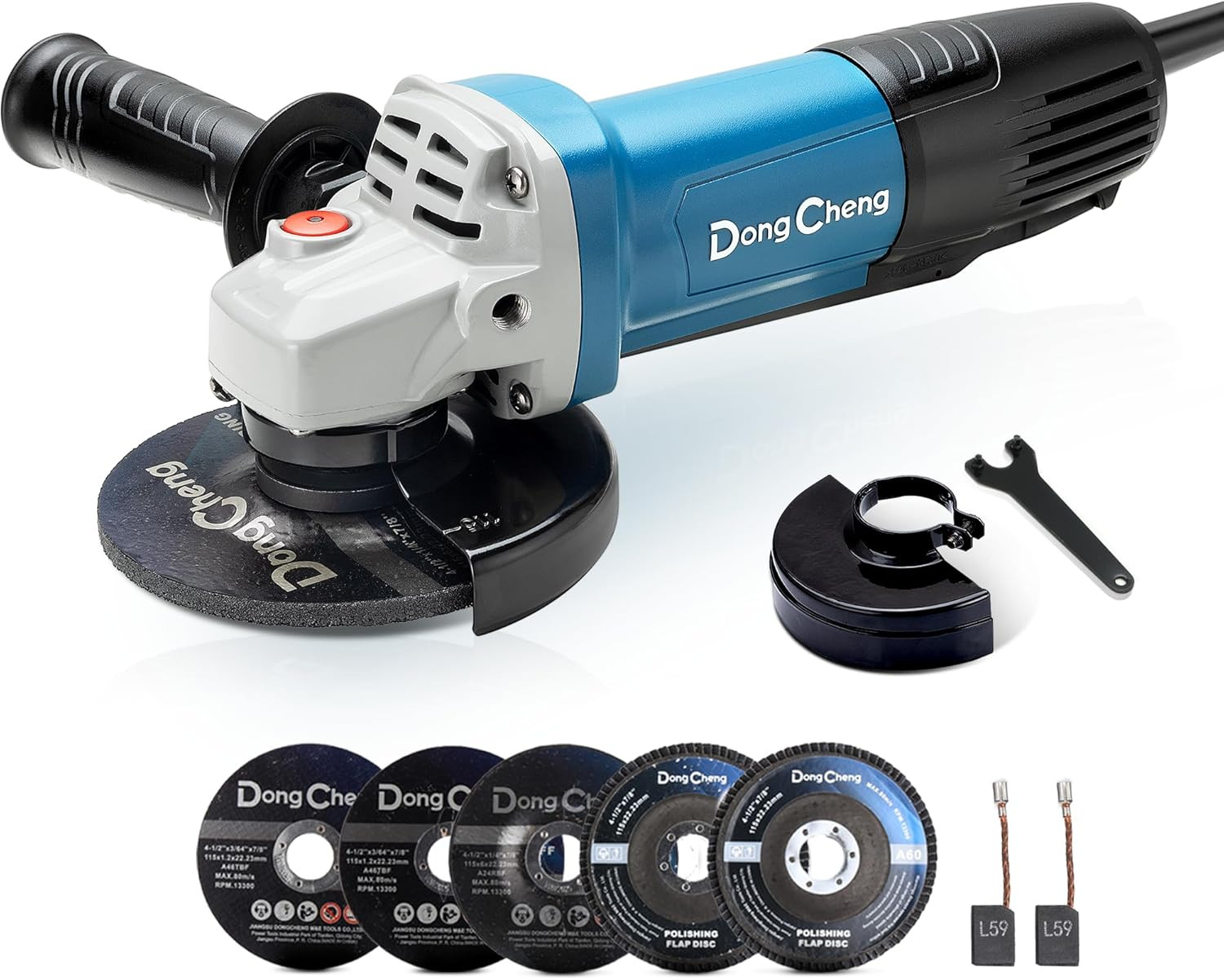 Dongcheng Angle Grinder 4-1/2 Inch 6.7-Amp Paddle Switch 11800RPM Power Electric gallery