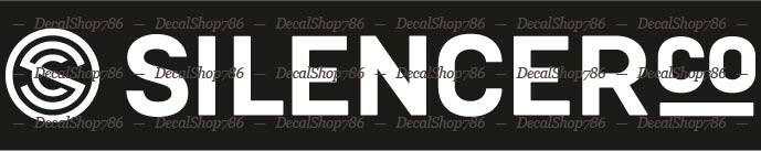 SilencerCo - Firearm Silencer - Car/SUV/Truck Vinyl Die-Cut Peel N' Stick Decals gallery