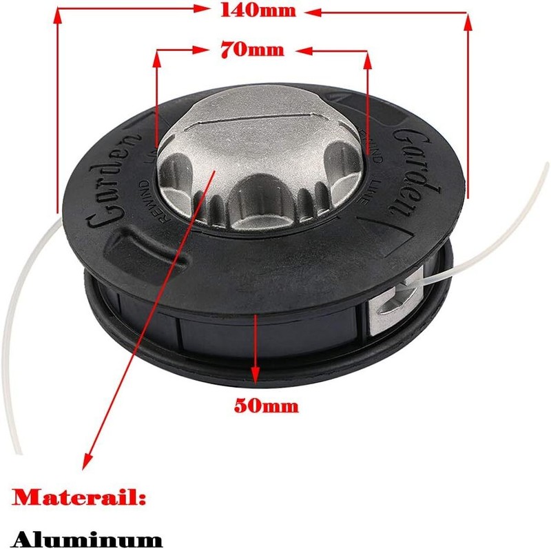 Universal Trimmer Head Replacement Strimmer Bump Feed Line Spool Cutter Grass gallery