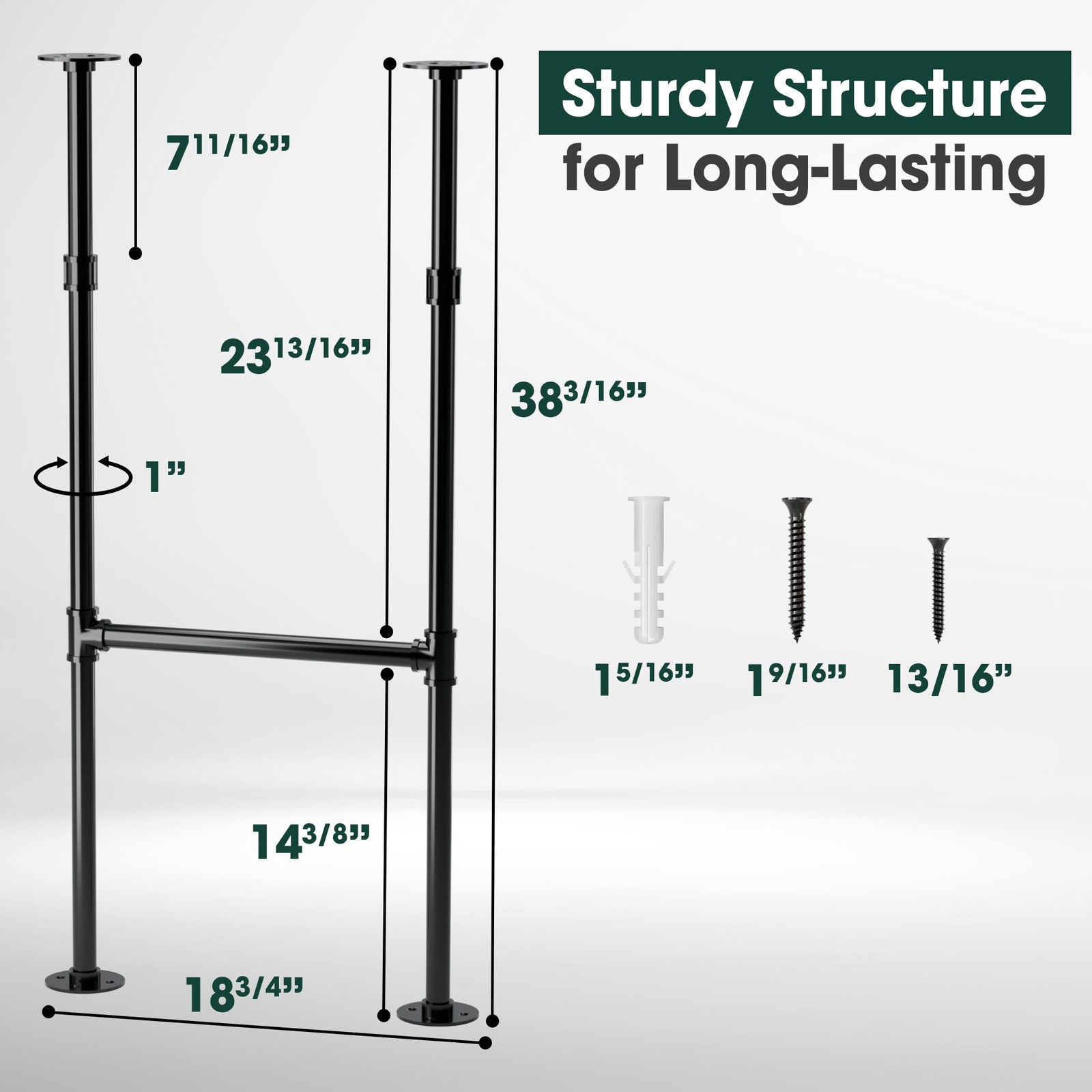 Yes4All 38 Inches Metal Table Legs Industrial Pipe Counter Bar Height Table gallery