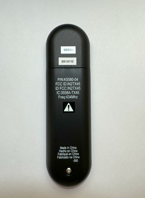 Hunter Fan - Replacement Handheld Ceiling Fan Remote Control - Black - K5580-04 gallery
