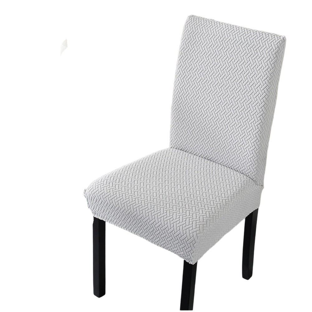 Polyester Cotton Blend Chair Cover Fleece Texture for Hotel Restaurant gallery