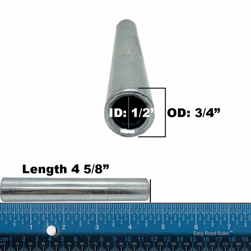 2pk Spanner Bushing for Exmark Toro 1-513547 E513547 ID 1/2" OD 3/4" L 4 5/8 " gallery