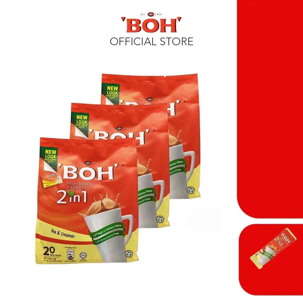 BOH Instant Tea Mix 2 In 1 Tea & Creamer 20s x 11.5g - 1 Pack gallery