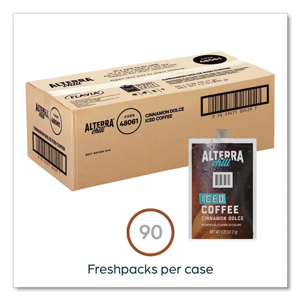 Alterra Cinnamon Dolce Iced Coffee Flavia Lavazza, Dark 90 pkts 48061 gallery