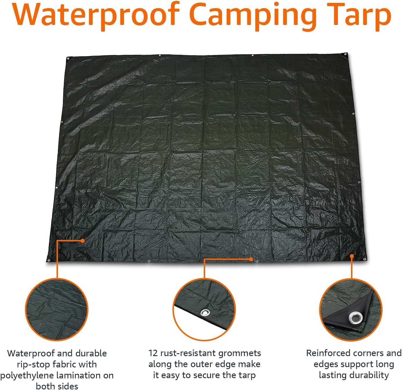 Amazon Basics Waterproof Camping Tarp gallery