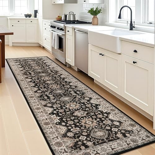 Washable Hallway Runner Rug 3x10: Non Slip Runner Rugs with Rubber Backing gallery