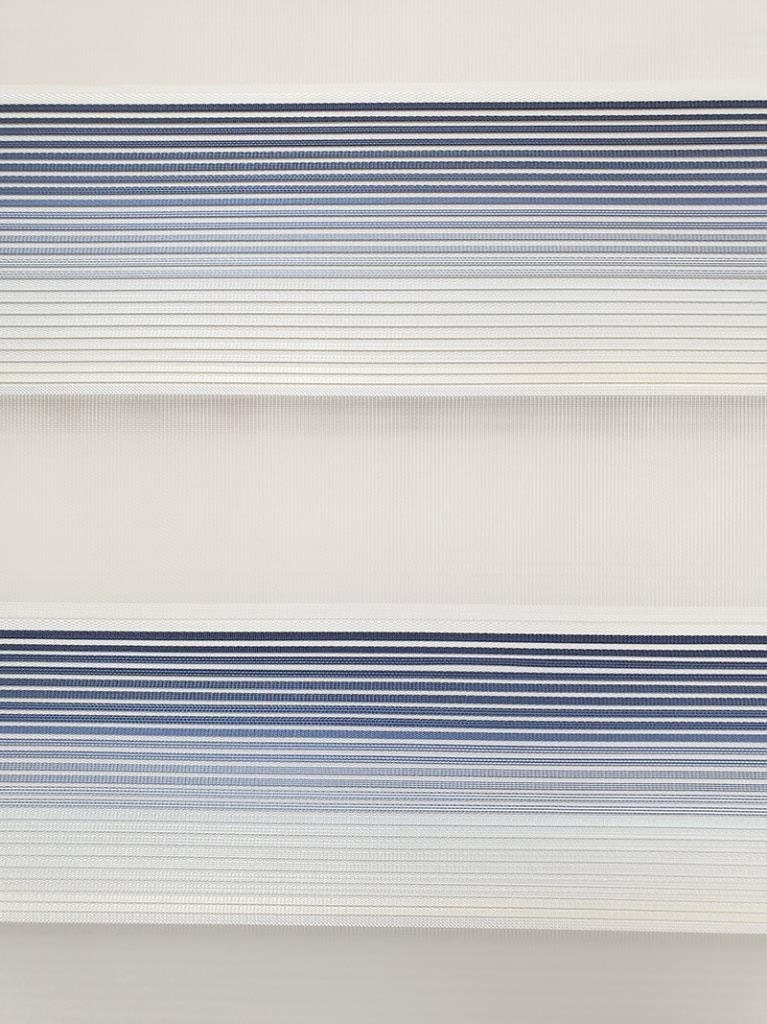 Micro Plated Glitter Fabric Navy Zebra Roller Blinds Curtain For All Rooms, gallery