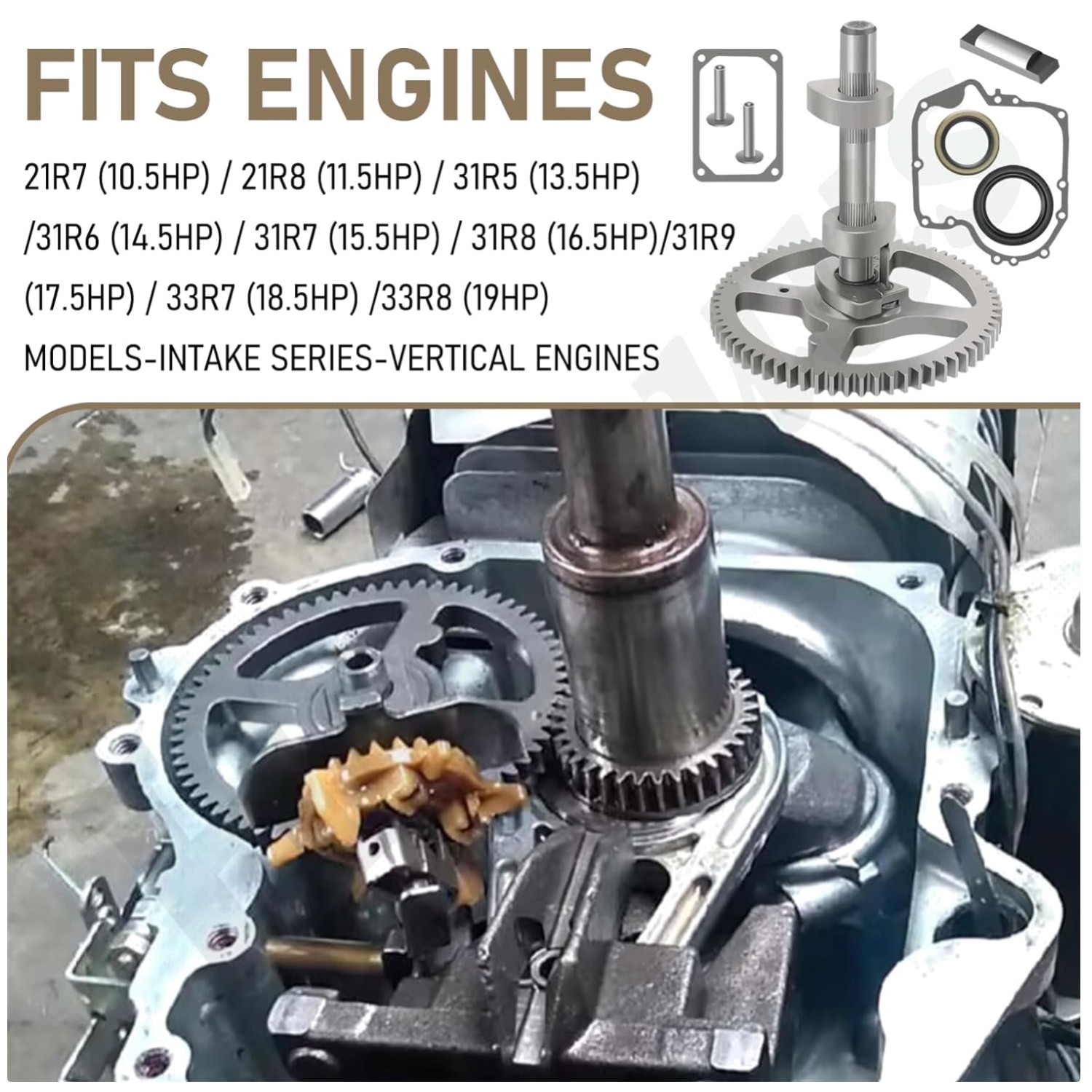 Camshaft Kit Compatible with B&S 793583 792681 gallery