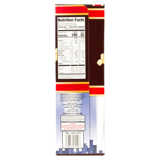 2-Pack Kirkland Signature Microwave Popcorn, 3.3 oz, 44-count gallery