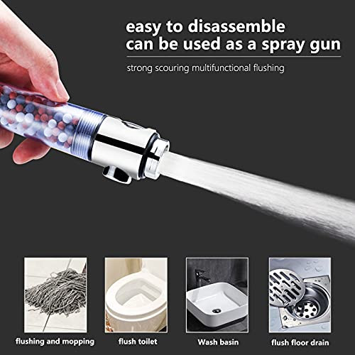 Jetting Shower Head, Modern Style, 3 Mode Shower Sprayer, High Pressure, gallery