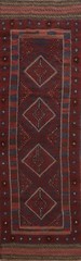 Geometric Wool Balouch Oriental 7 ft Runner Rug Nomadic Traditional Carpet 2×7