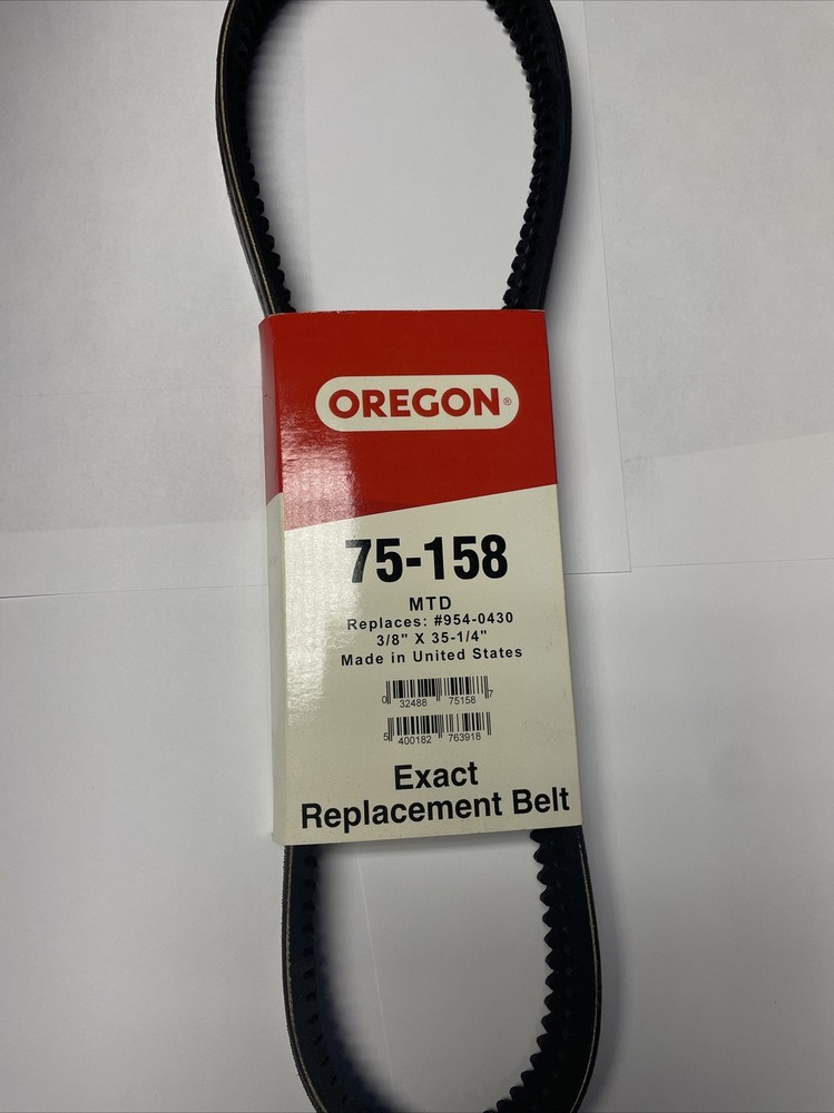 2 Pack Oregon 75-158 Premium Replacement Belt MTD 954-0430