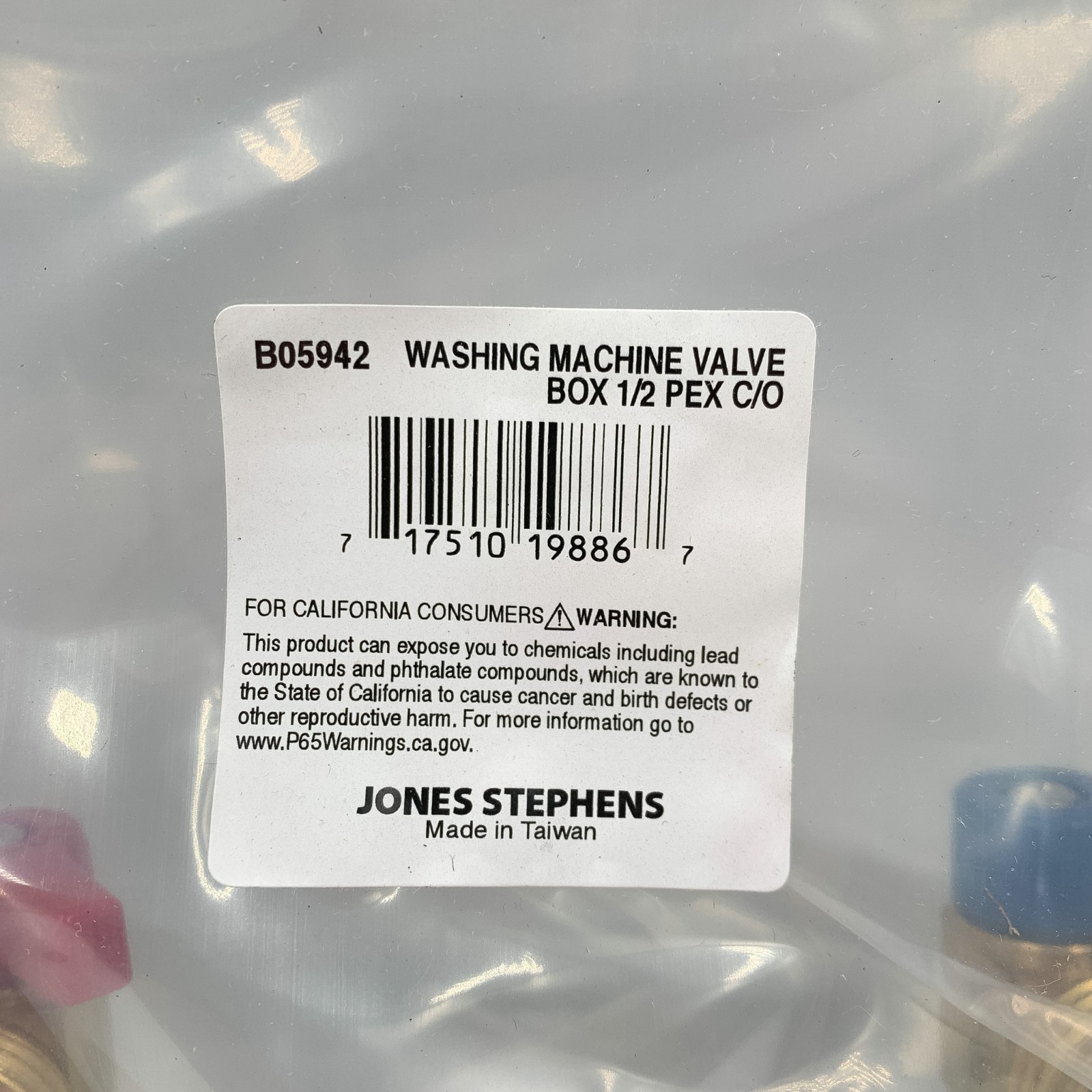 Jones Stephens Washing Machine Valve Box For 1/2" PEX Crimp B05942 gallery