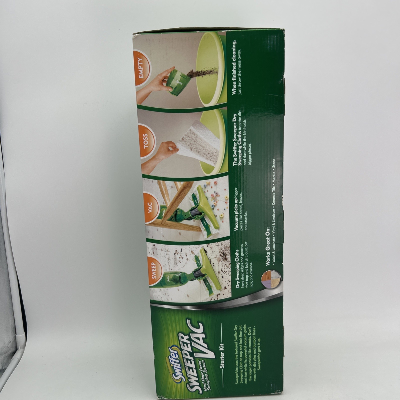 Swiffer Sweep + Vac Cordless Vac Rechargeable Sweeper Vacuum Kit Open Box READ gallery