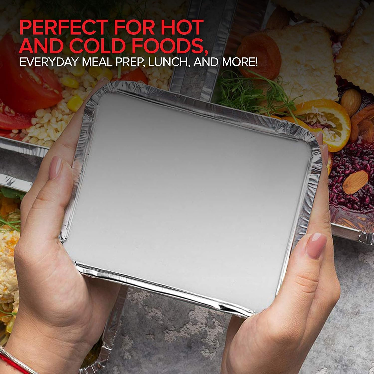 1 lb Aluminum Disposable Cookware with Lids (25 Pack) – Foil Pans with Cardbo... gallery