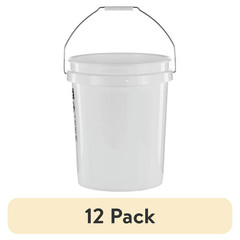 United Solutions 5 Gallon Round Utility Bucket, Comfort Handle, Plastic, 1 Each