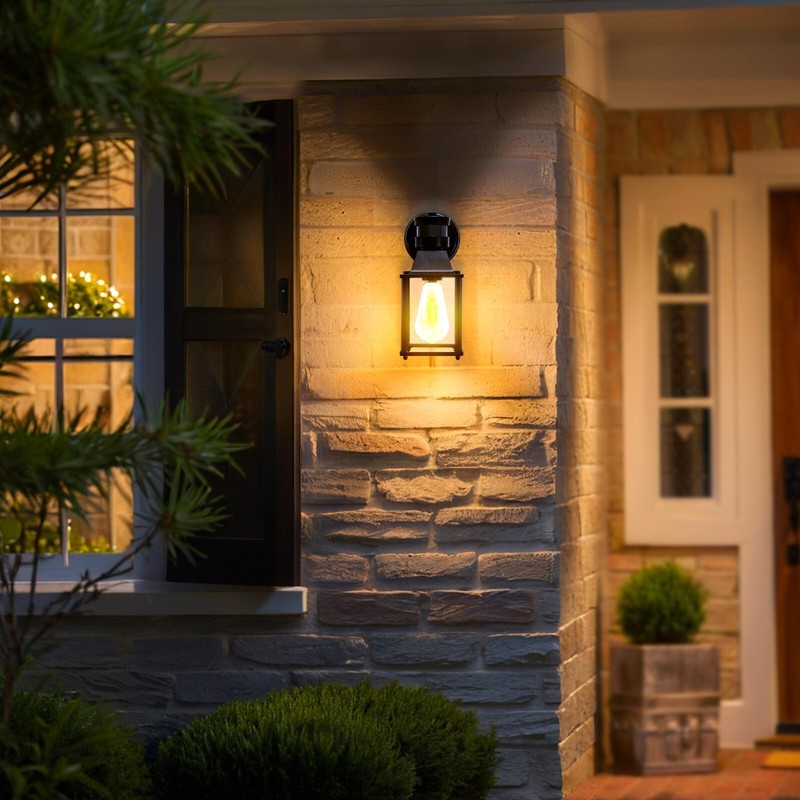 outdoor light fixture motion sensor wall lights 2pack outdoor porch light black gallery