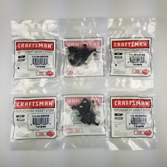 30 PC CRAFSTMAN 1/2″ BLACK REPLACEMENT SOCKET STUD RACH RAIL CLIPS