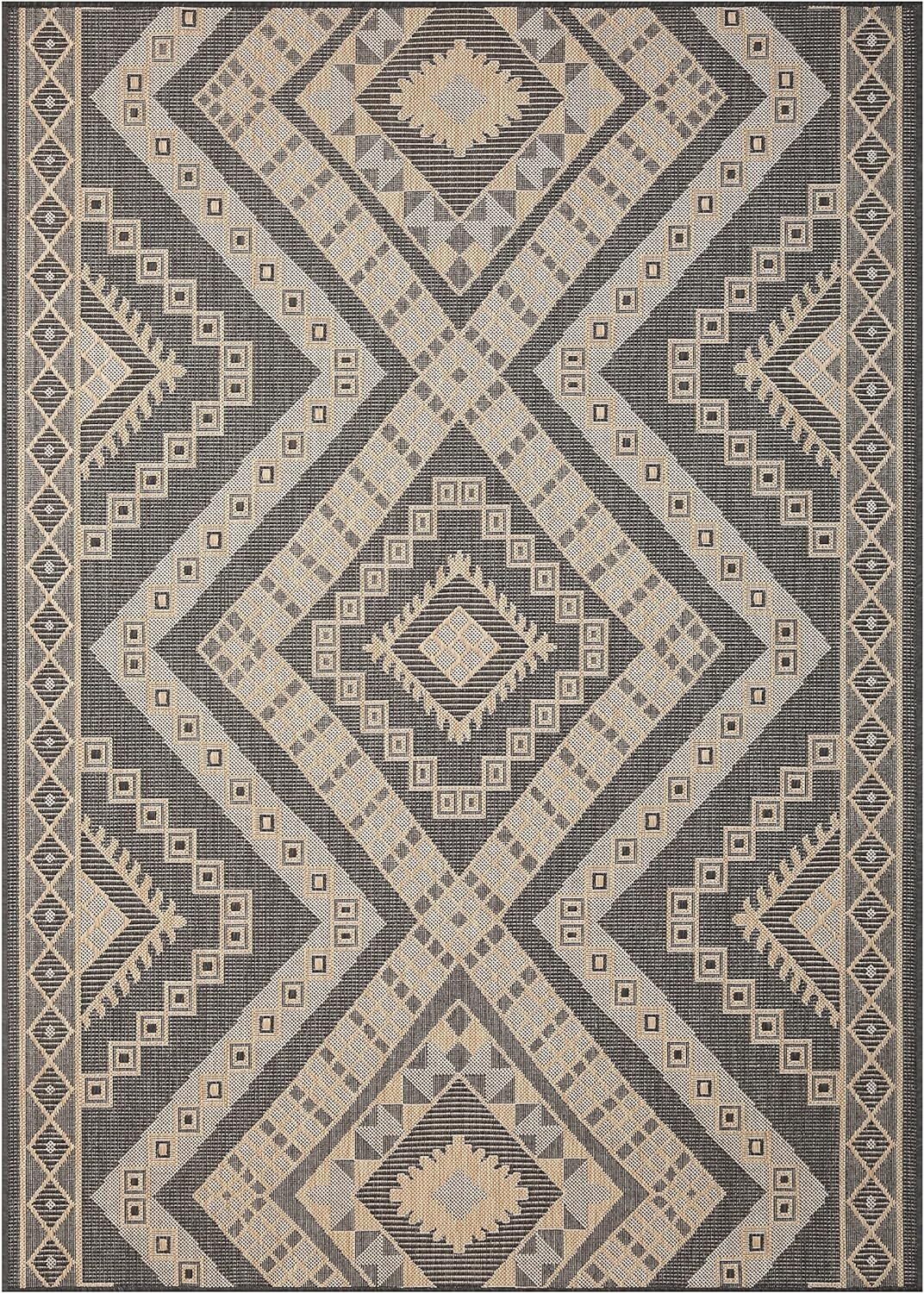 Outdoor Modern Rugs Geometric Flatweave Carpets gallery