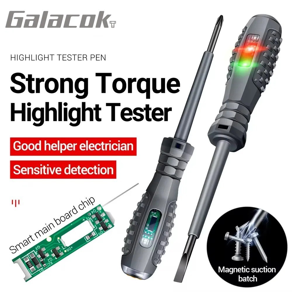 Electrician Non-Contact Voltage Tester Pen 70-600V AC Test Screwdriver gallery