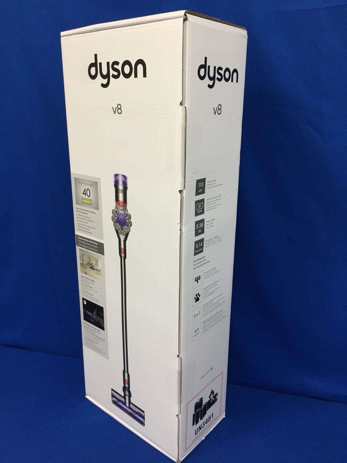 Dyson V8 Cordless Stick Vacuum Cleaner (SV25) - Silver/Nickel - NEW gallery