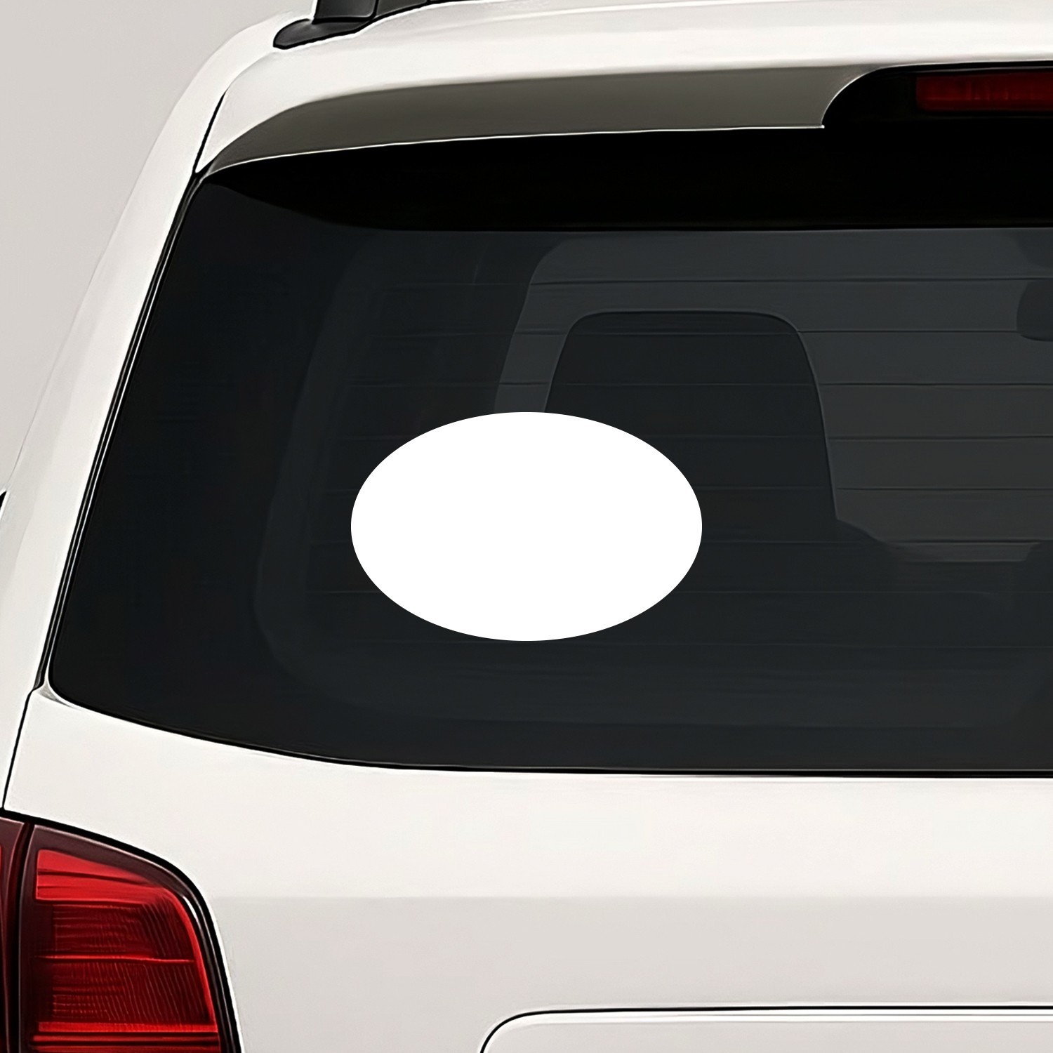 Oval Vinyl Die Cut Decal Sticker - Shape gallery
