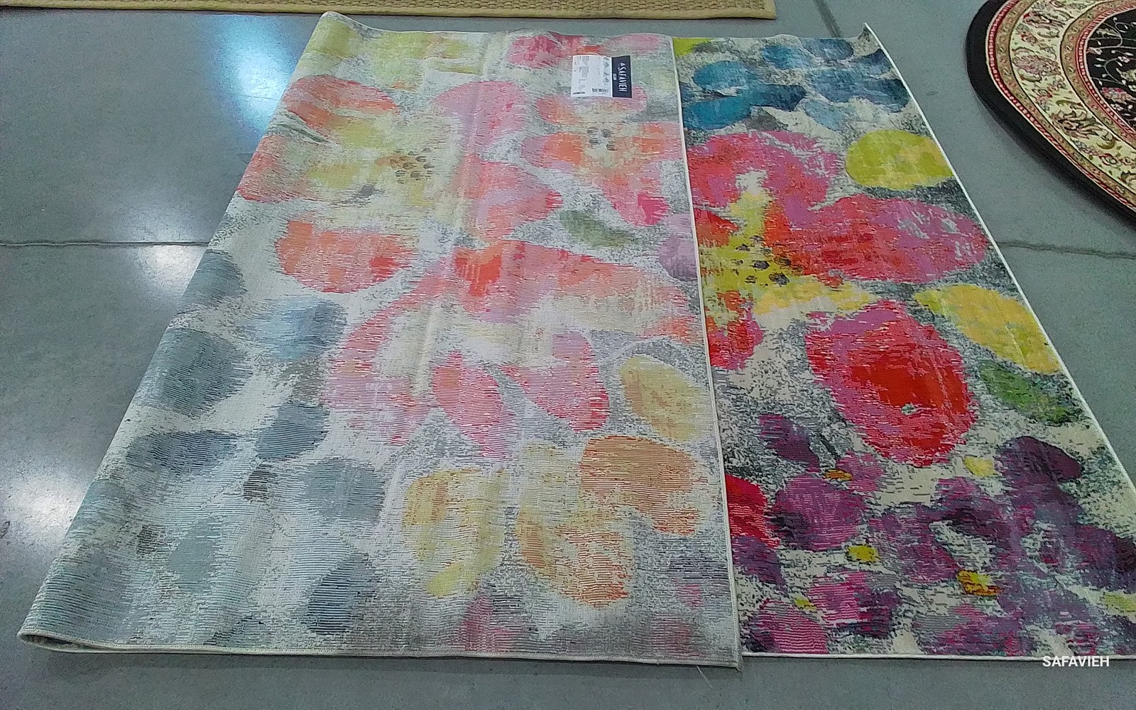 BLUE / YELLOW 6'-7" x 9'-10" Back Stain Rug, Reduced Price 1172790999 LLN360A-6 gallery