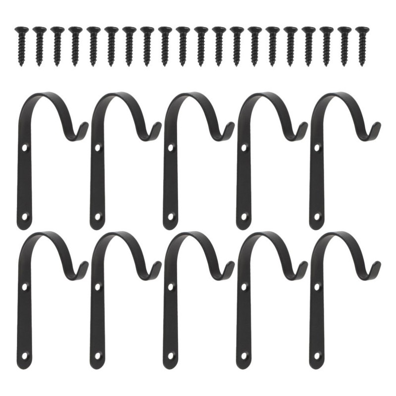 10 Sets Flower Basket Hook Well-made Flowerpot Hanging Hooks for Flowerpot gallery