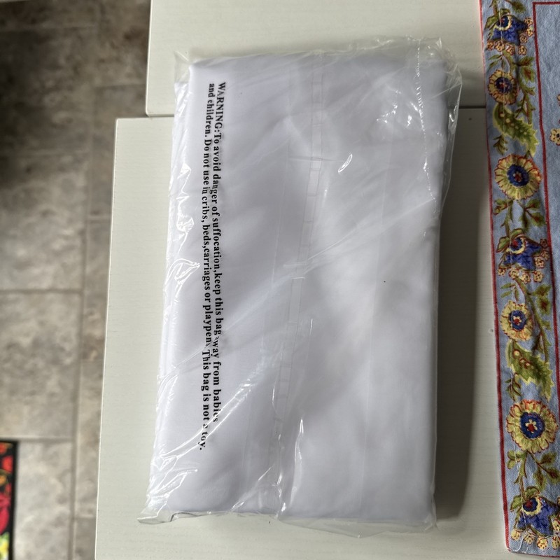 14 Total! NIB-No 918 Single Panel White Sheer Drape 59” X 84” gallery