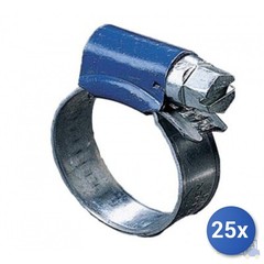 25x Andrighetti W1 Hose Clamp Stringitubo 12 mm 77×95 Mm Stainless Steel Grey