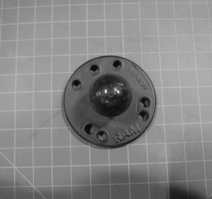 AERWAY 10033184 Round Base Ram Mount For Lawn Mowers For Pros 1 Inch Base gallery