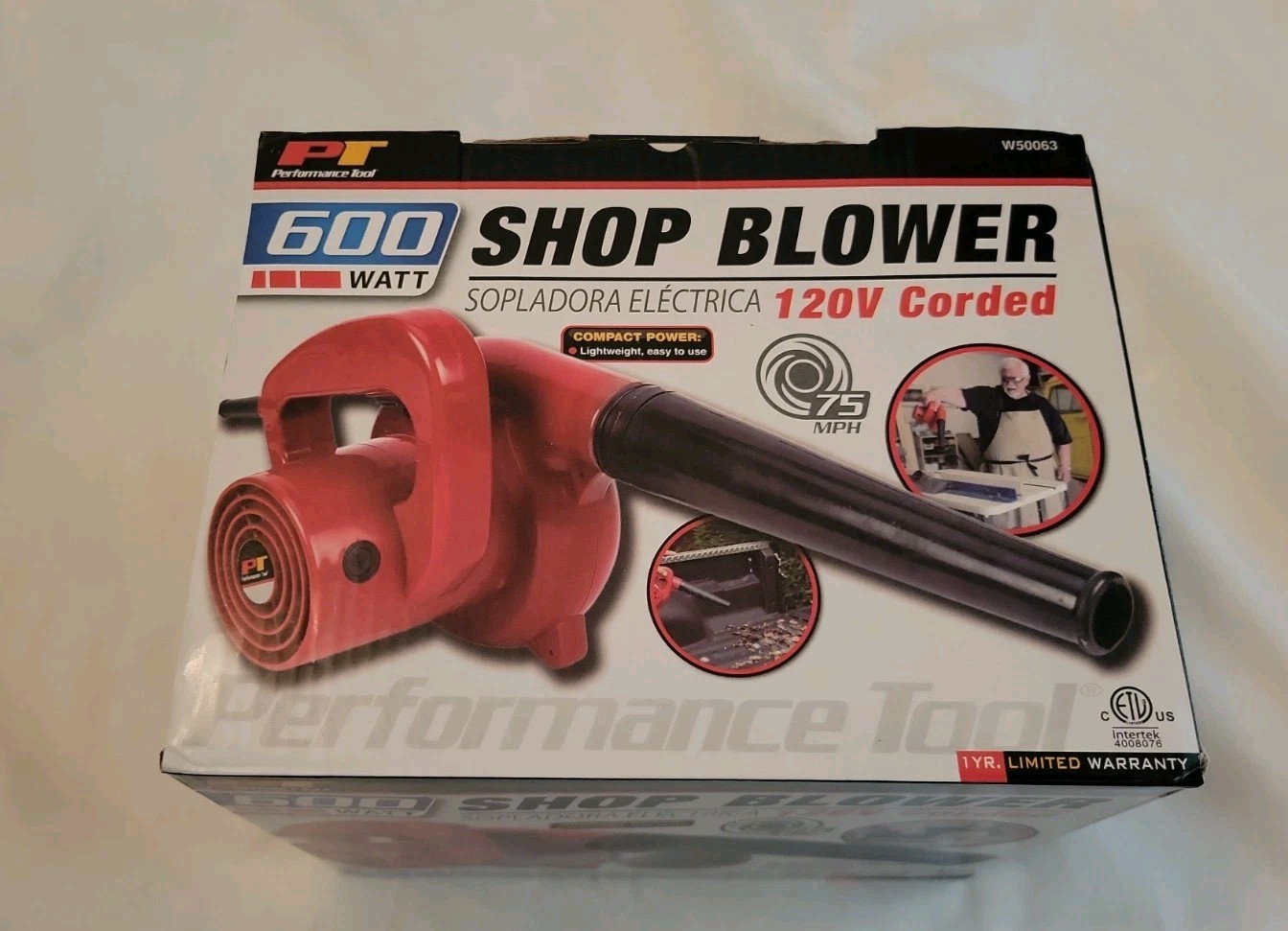 Performance Tool W50063 600W Compact Air Blower for Garages & Workshops gallery