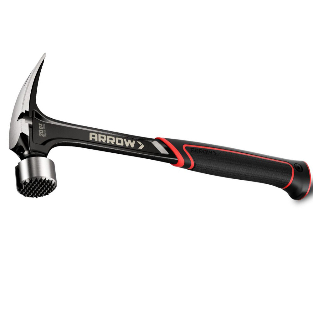 ARROW 20 oz Straight Rip Claw Hammers With Magnetic Nail Holder Side Nail Puller gallery