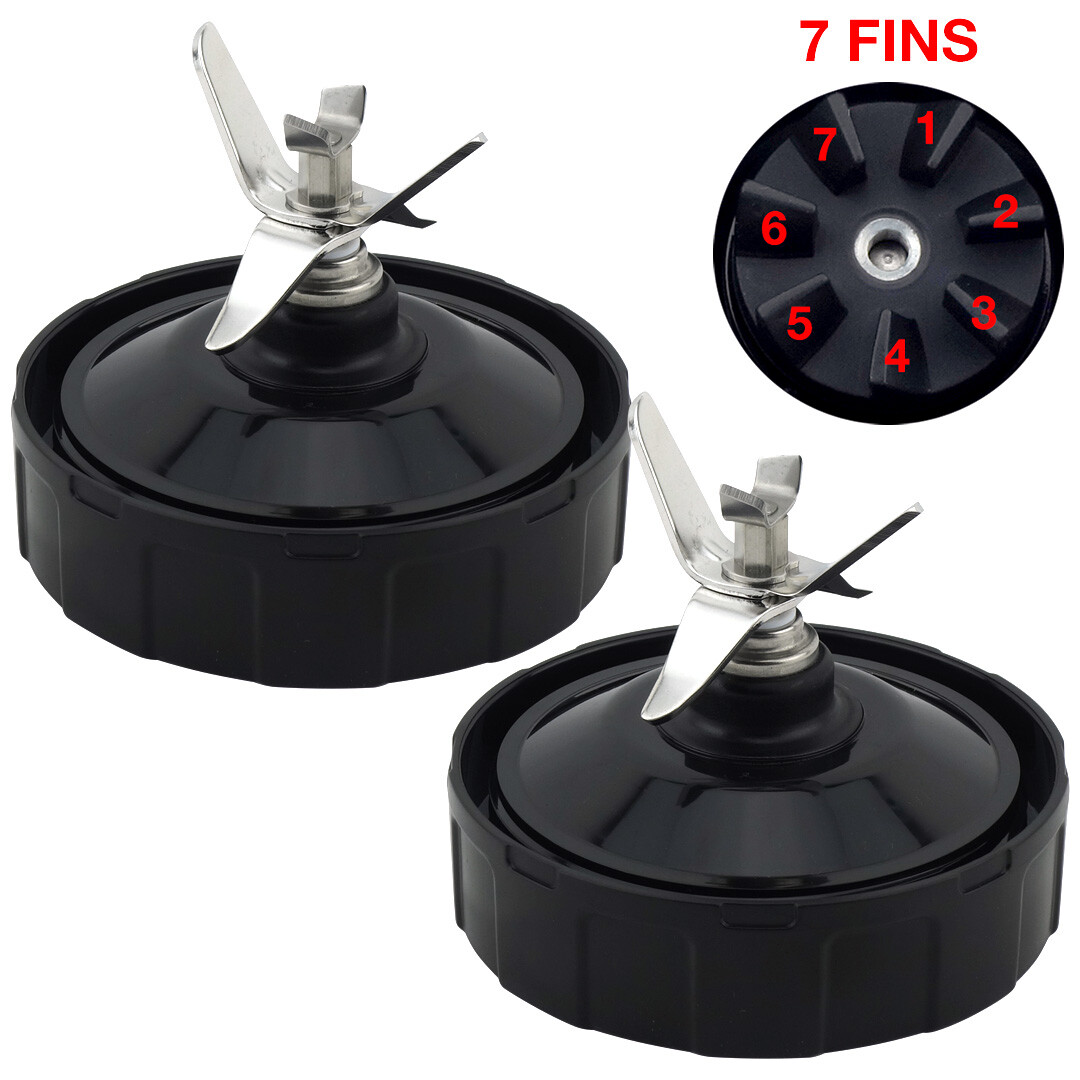 2 Pack Pro Extractor Blade 431KKU480 for Nutri Ninja BL480 BL682 BL640 7 fins gallery