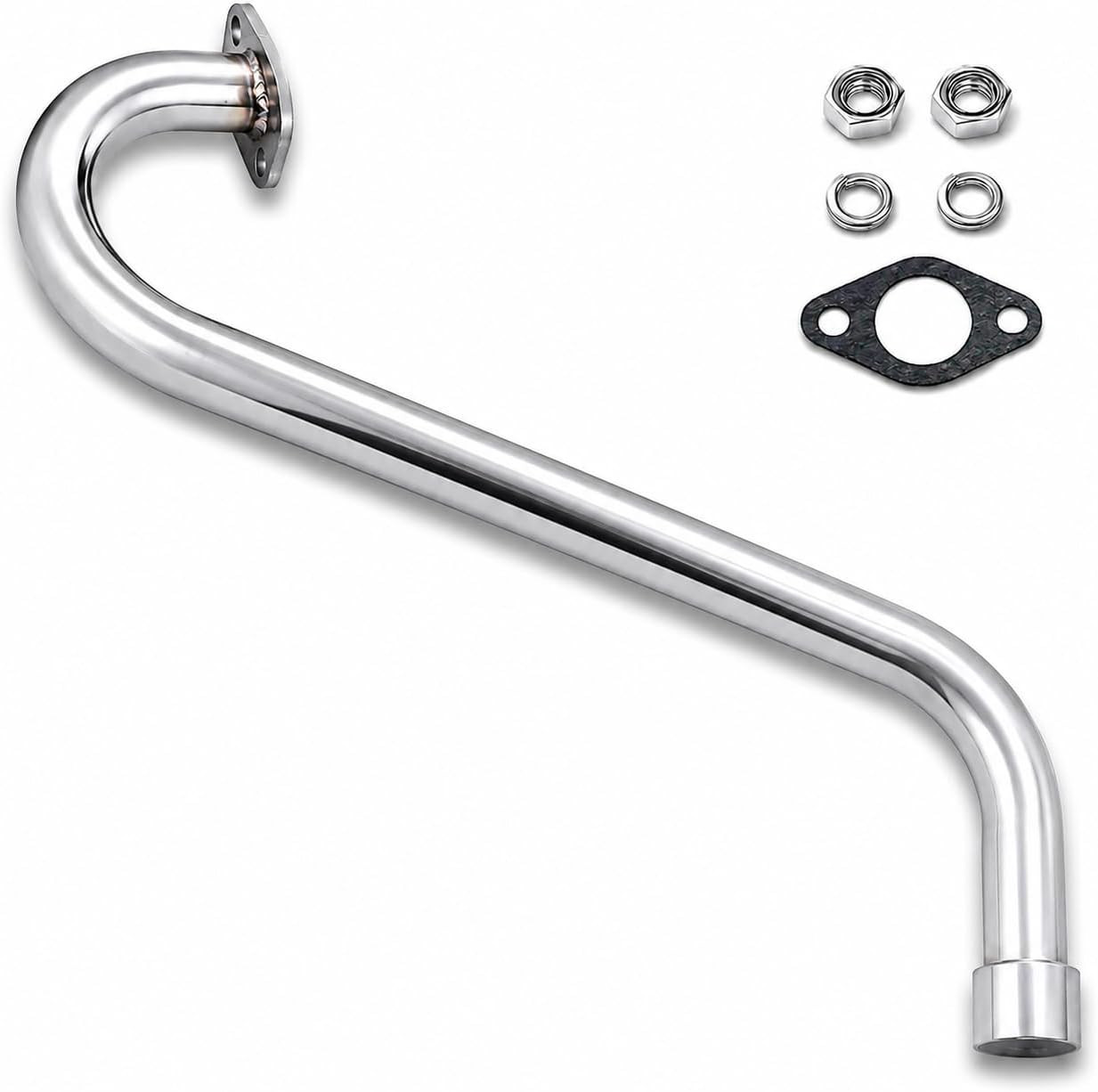 Right Side Mini Bike Pipe for Coleman B200RSV B200, Fits 196Cc 212Cc 224Cc Engin gallery